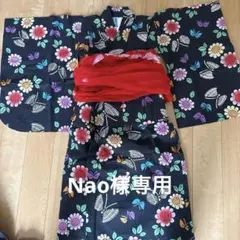 花柄浴衣110cm~ 双子ちゃん2セット