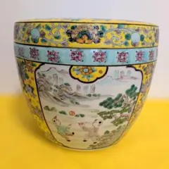 中国美術中国陶磁器鈞窯澱青釉紫紅斑釉花弁形皿筆架文房四宝書道具
