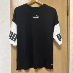 PUMA 半袖Tシャツ ブラック/ホワイト