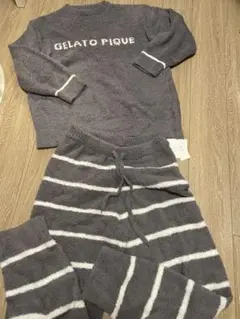 ジェラートピケ オム　パウダーセットアップ