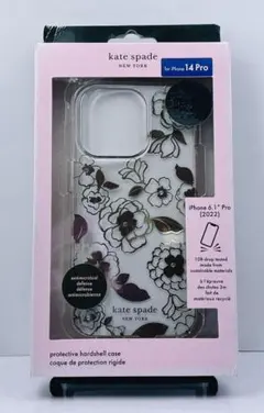 kate spade iPhone14 Pro ケース ゴールド 花柄 新品のサムネイル