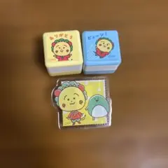 コジコジ スタンプ2個とアクリルバッジセット