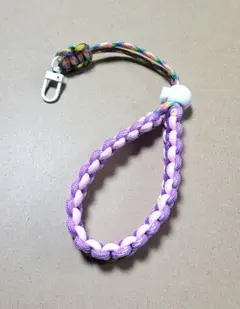 スマホストラップ　パラコード　ハンドメイド