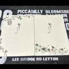 【数量限定】和紙 便箋 2冊セット (F)