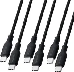 【エレコム ・3本・長さ3種類】 USB Type C ケーブル 100W PD
