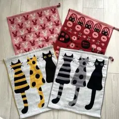 マタノアツコ風　シミリータオル　キッチンタオル　4枚セット 新品・未使用