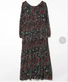 kbf花柄ロングワンピース