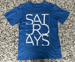 SATURDAYS SURF NYC Tシャツ　サイズ　S ブルー