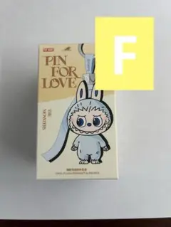 ラブブ　イニシャル　【F】MONSTERS PIN FOR LOVE