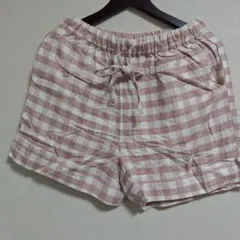 gelato pique ギンガムチェックショートパンツ