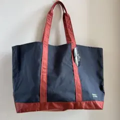 未使用　llbean トートバッグ　CORDURA ネイビー　ナイロン　大きい
