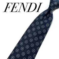 3651✨極美品✨フェンディ ネクタイ 小紋柄