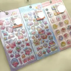 3枚セット カービィ ドロップシール2枚＋おはじきシール カミオジャパン