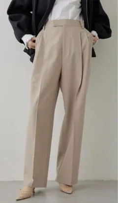 Whim gazette ワイドタックパンツ