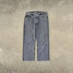 【VINTAGE】90s Levi's Black 501 Cut off