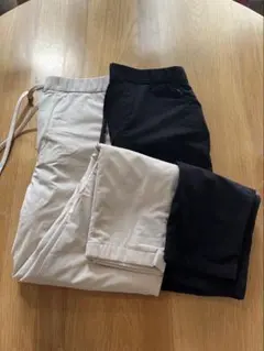 極暖パンツ　ユニクロ　ヒートテックウォームイージーパンツ 2枚セット