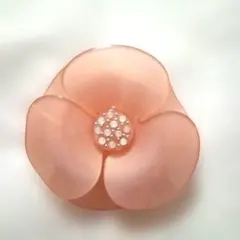 アレクサンドル ドゥ パリ カメリア バレッタ ヘアアクセサリー　ピンク