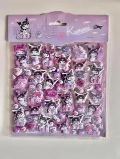 ラスト1点　kuromi クロミ　シール　2シートセット　サンリオ　大量