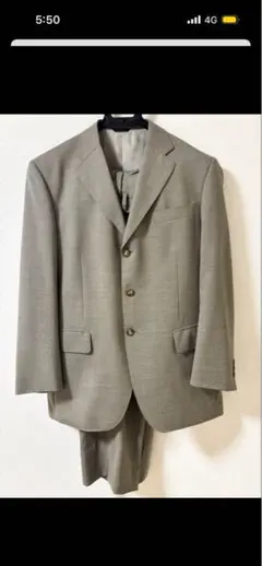 グレービジネススーツ　スーツ　セットアップ　ビジネススーツAB5型