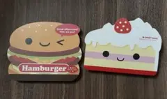 【バラメモ】当時物　平成レトロ　ハンバーガー　ケーキ　クーリア　カミオジャパン