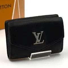 ルイヴィトン 限定 バルーン刻印 ロックミニ コンパクト 三つ折り財布 黒のサムネイル