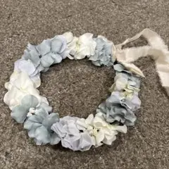 花冠　花かんむり《ブルーmix》40㎝　ベビー　キッズ　子供　こども