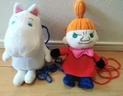 ムーミン　リトルミイ　ぬいぐるみ 　がま口　ポシェット　2個セット　紐付き　財布