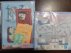 一番くじ ちいかわ G賞クリアファイル＆チケットホルダー、 H賞タオル2種セット