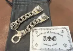 A&G ウォッチ ブレス　（ベルト）オーナメント クロス　シルバー 送料無料 A&G ウォッチ ブレス （ベルト）オーナメント クロス シルバー 送料