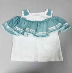 アクシーズファムキッズ　半袖　Tシャツ　肩出しのサムネイル