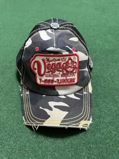 ✨美品✨BALENCIAGA バイザーロゴ キャップ L59 マジックテープ 赤
