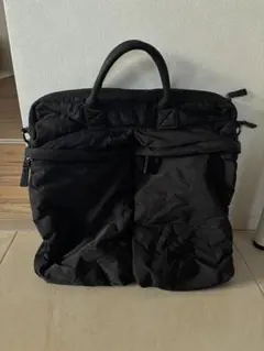 ブラック　poik nugu マルチポケットクロスバッグ