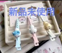 ちいかわシリーズ立体ヘアクリップ 3個セット 前髪クリップ新品未使用