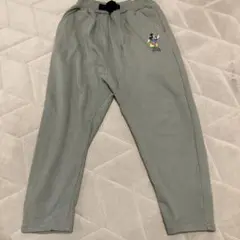 しまむら　パンツ　120cm　10分丈　ミッキーマウス　長ズボン　緑