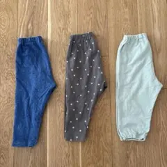 UNIQLOレギンス3点セット　80cm
