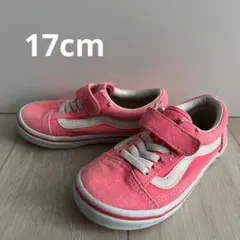 バンズ　スニーカー　17センチ　ピンク　キッズ