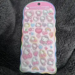 ハローキティ コットンパフィー シール ヒョウ柄 国内正規品