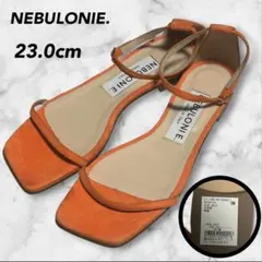【新品未使用】NEBULONIE. アンクルストラップ フラットサンダル 36のサムネイル