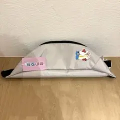 【新品未使用】ちろぴの　ウエストバッグ　グレーのサムネイル
