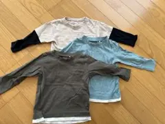 ベビー キッズ 長袖 ロンT 3セット 90cm