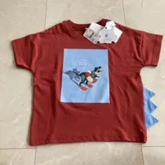 yama様専用　恐竜プリント Tシャツ 110cm 赤