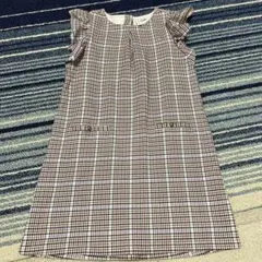 【美品】ジェニーアンドジャック　チェックワンピース　130㎝
