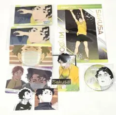 ハイキュー カード デコレクション缶バッジ 作久早