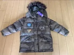 NICX SIXX ダウン　110cm 迷彩　ファー付き　帽子取り外し可能