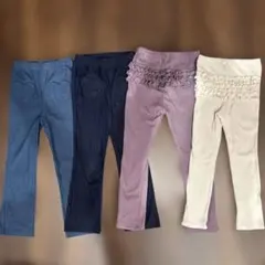 【petit main】プティマイン　フレアパンツ　レギンス　4点まとめ売り