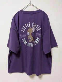 トムとジェリー ヴィンテージ風 かすれプリント 半袖 Tシャツのサムネイル