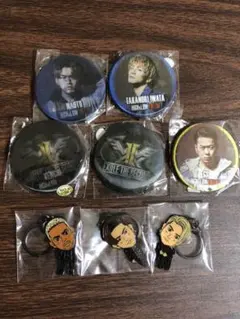 HIGH&LOW ハイロー缶バッチ,首振りキーホルダーセット