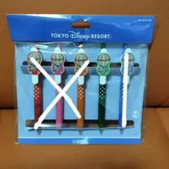 東京ディズニーリゾート SARASA ボールペン 緑色一本
