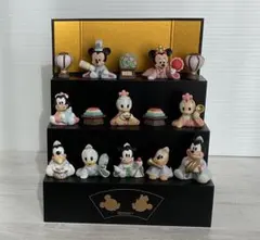 Disney 三段雛人形　ひな祭り　陶器製　 お雛様