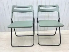 axona AICHI 折りたたみ椅子 MILO 2脚 フラットスタッキング